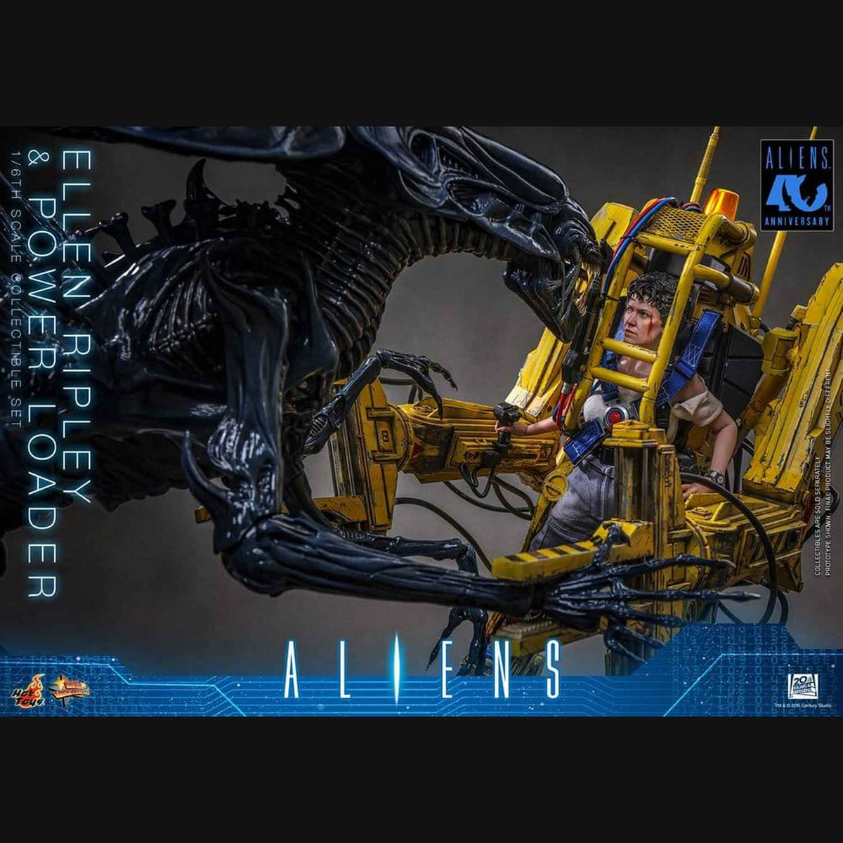 Hot Toys Alien - Ellen Ripley und Power Loader Masterpiece 1/6 Actionfiguren Set