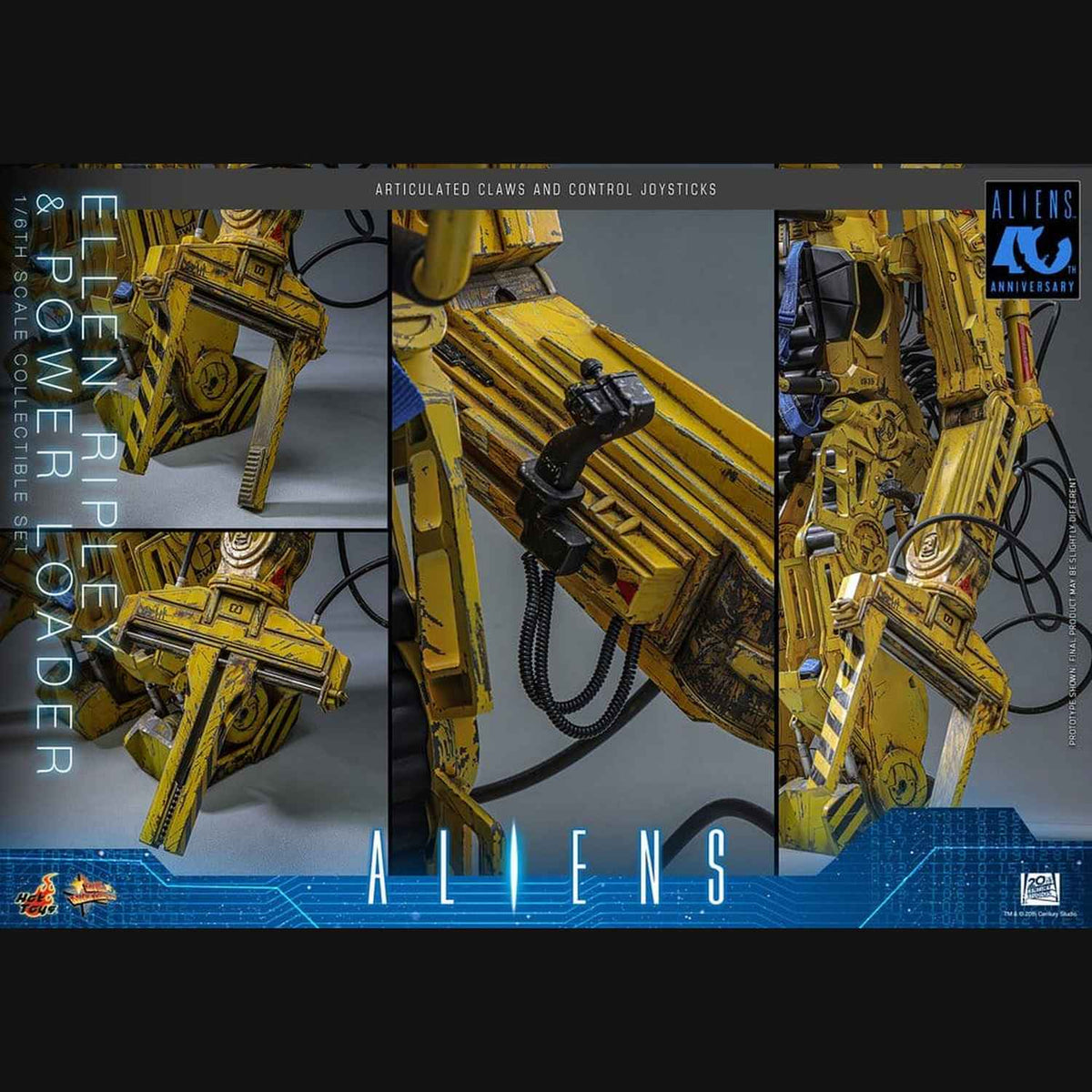 Hot Toys Alien - Ellen Ripley und Power Loader Masterpiece 1/6 Actionfiguren Set