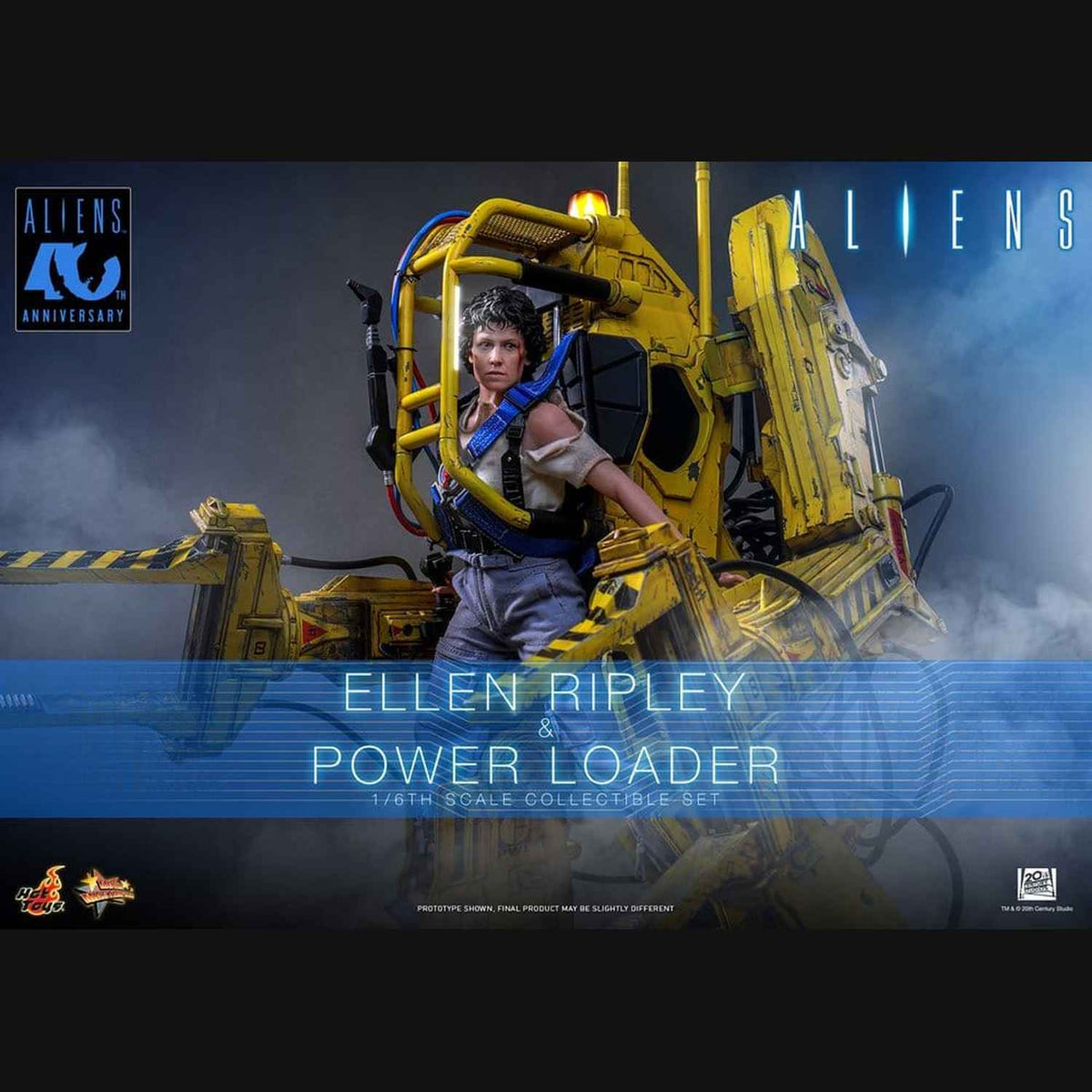 Hot Toys Alien - Ellen Ripley und Power Loader Masterpiece 1/6 Actionfiguren Set