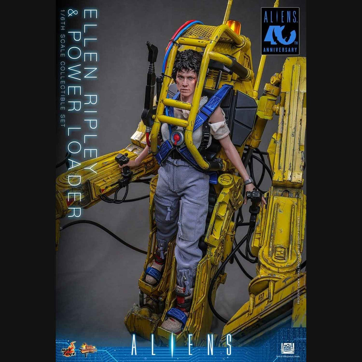Hot Toys Alien - Ellen Ripley und Power Loader Masterpiece 1/6 Actionfiguren Set