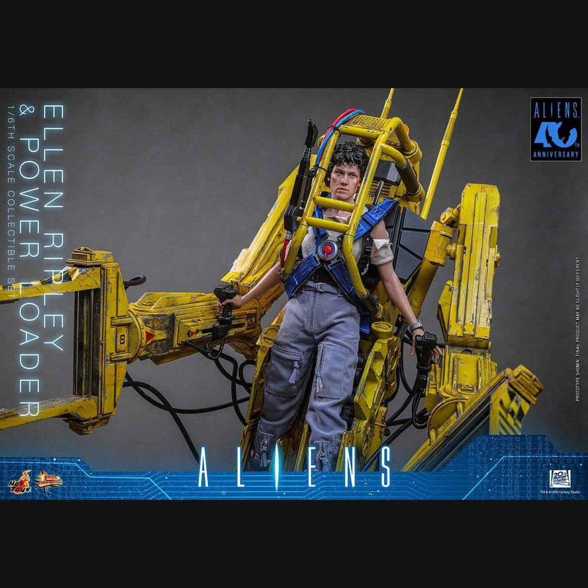 Hot Toys Alien - Ellen Ripley und Power Loader Masterpiece 1/6 Actionfiguren Set