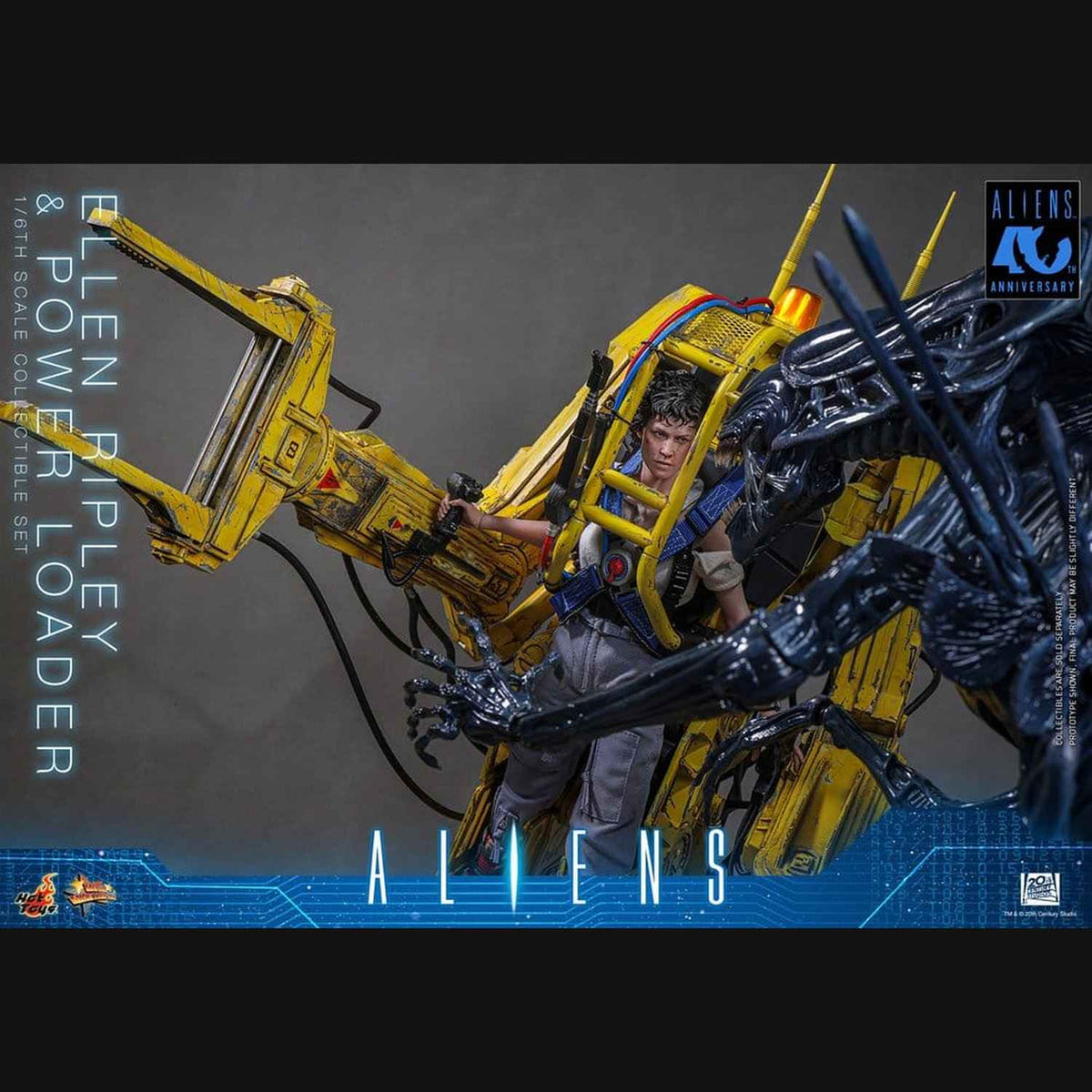Hot Toys Alien - Ellen Ripley und Power Loader Masterpiece 1/6 Actionfiguren Set