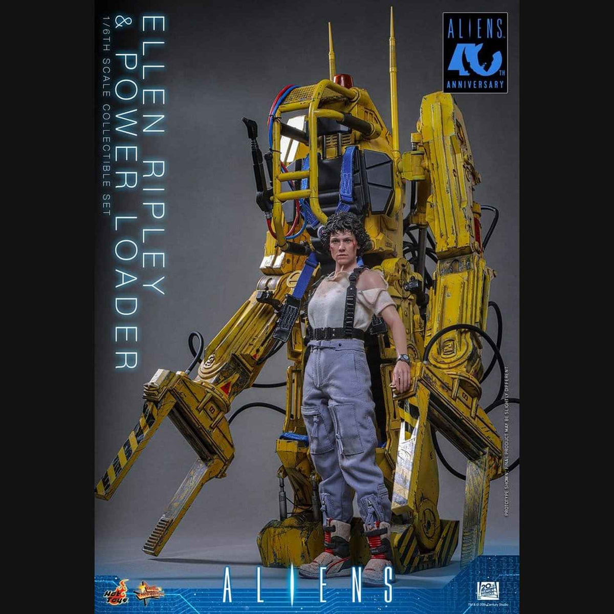 Hot Toys Alien - Ellen Ripley und Power Loader Masterpiece 1/6 Actionfiguren Set