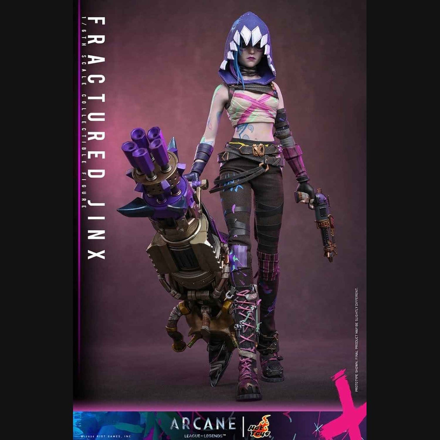 Hot Toys Arcane - Fractured Jinx Masterpiece 1/6 Actionfigur