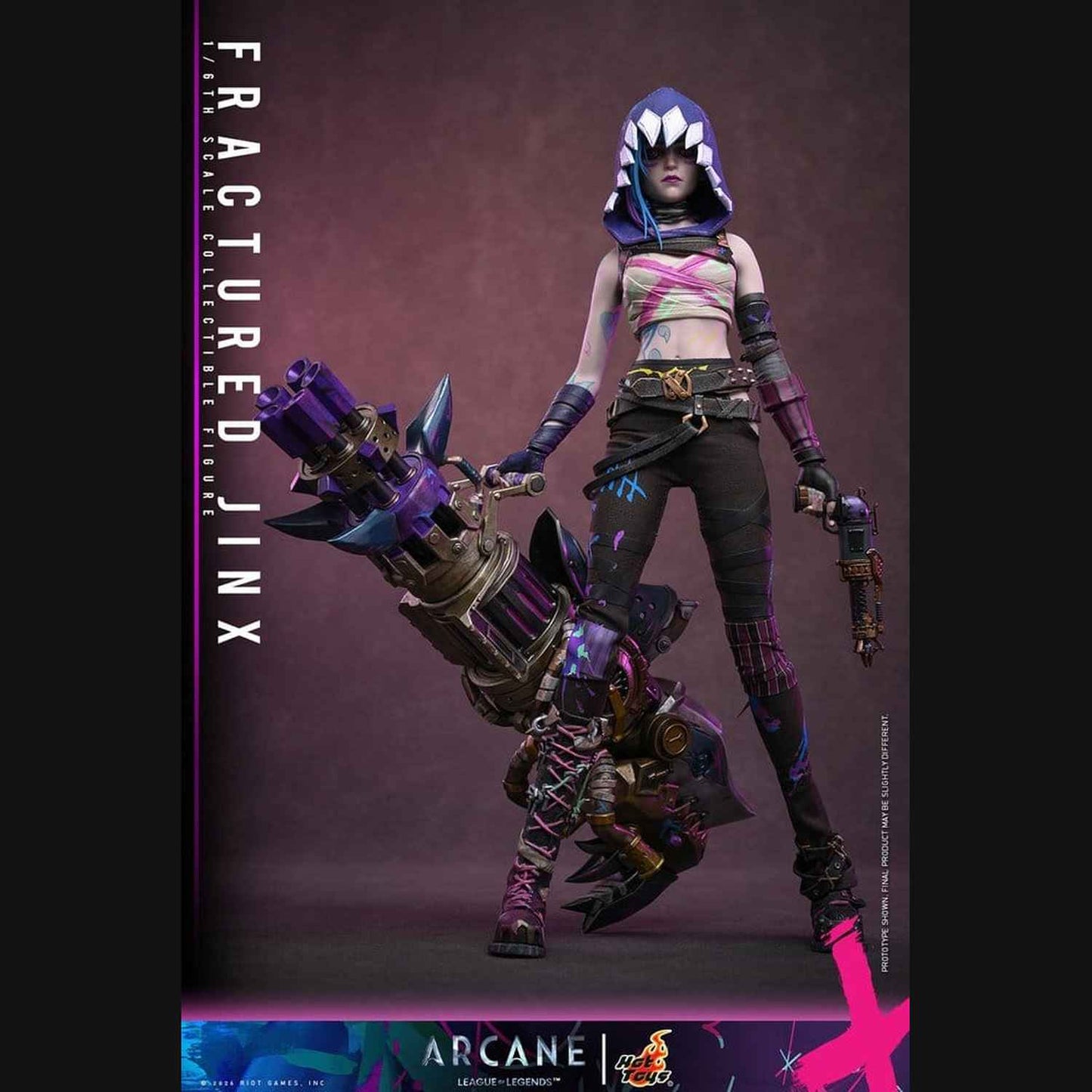 Hot Toys Arcane - Fractured Jinx Masterpiece 1/6 Actionfigur