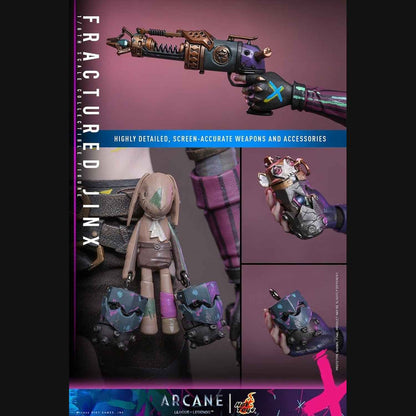 Hot Toys Arcane - Fractured Jinx Masterpiece 1/6 Actionfigur