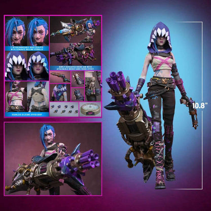 Hot Toys Arcane - Fractured Jinx Masterpiece 1/6 Actionfigur