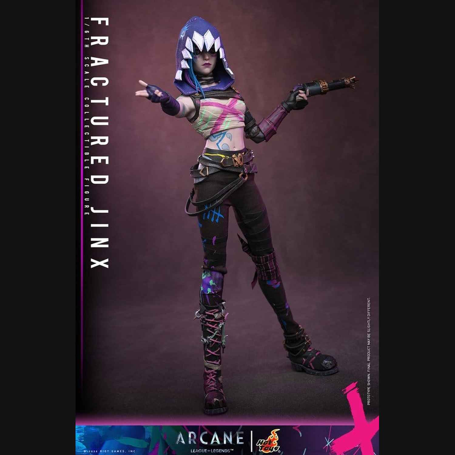 Hot Toys Arcane - Fractured Jinx Masterpiece 1/6 Actionfigur