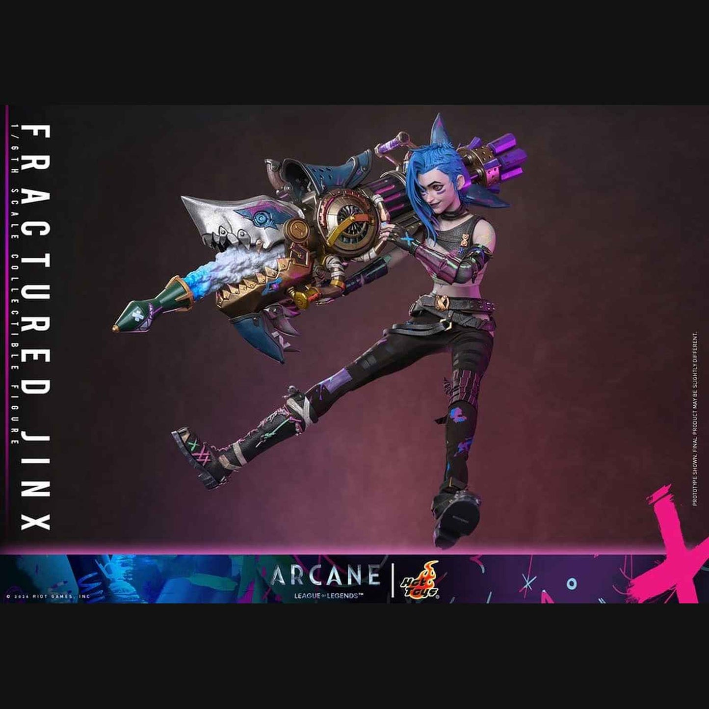 Hot Toys Arcane - Fractured Jinx Masterpiece 1/6 Actionfigur