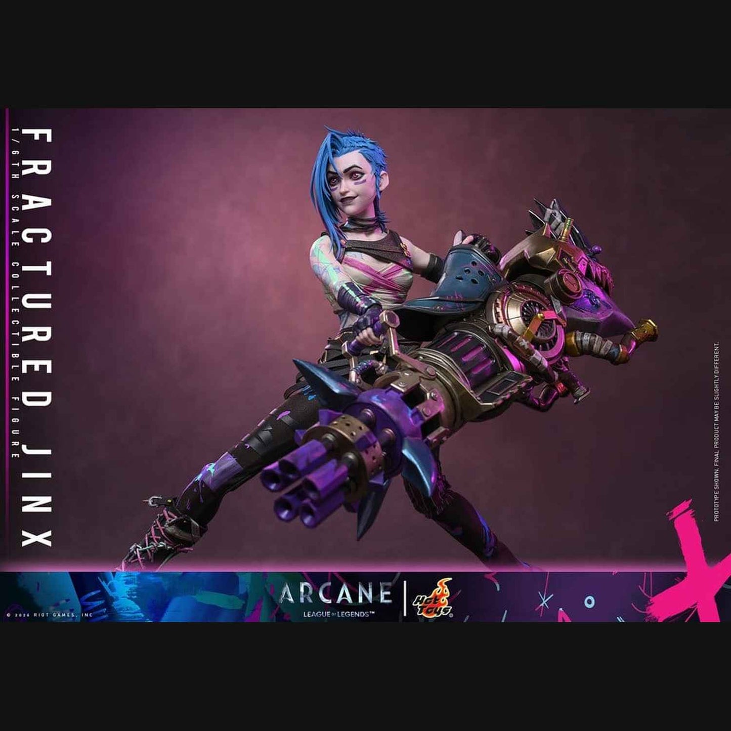 Hot Toys Arcane - Fractured Jinx Masterpiece 1/6 Actionfigur