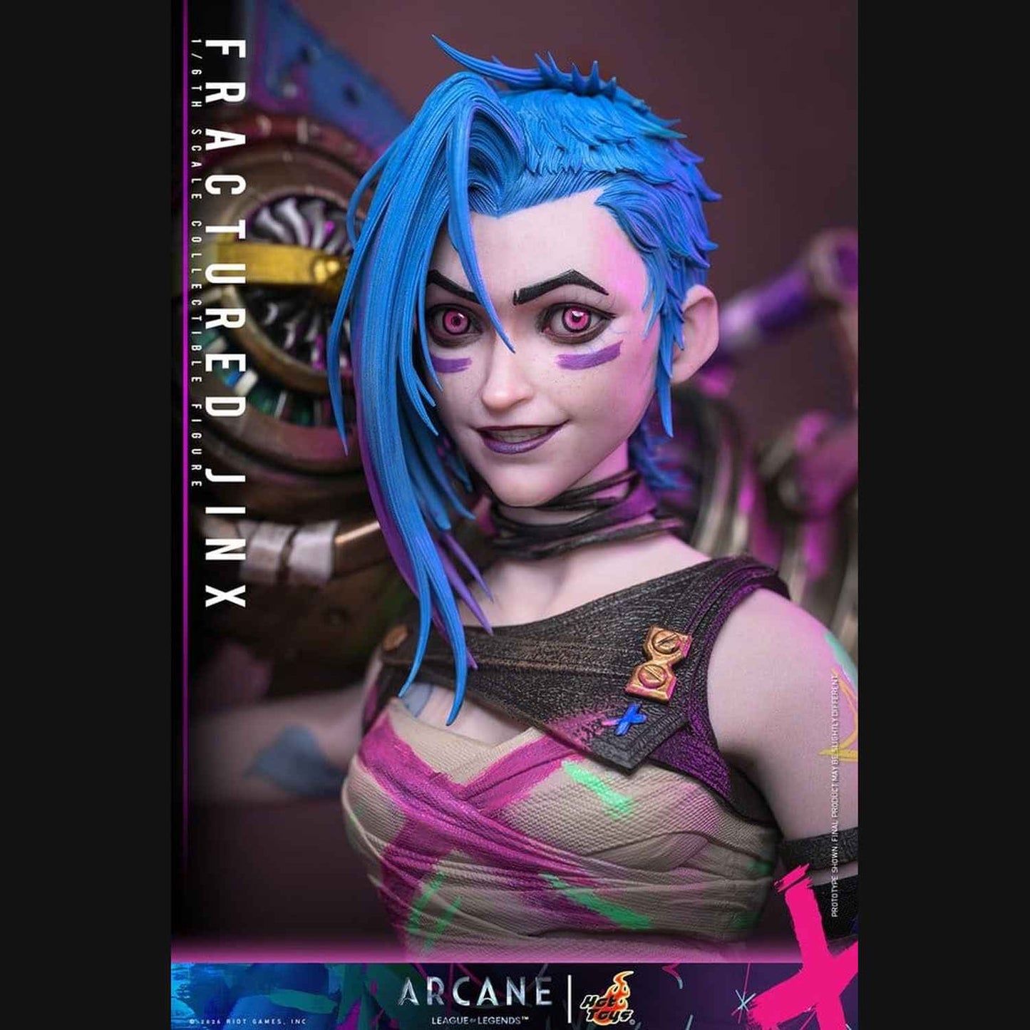 Hot Toys Arcane - Fractured Jinx Masterpiece 1/6 Actionfigur