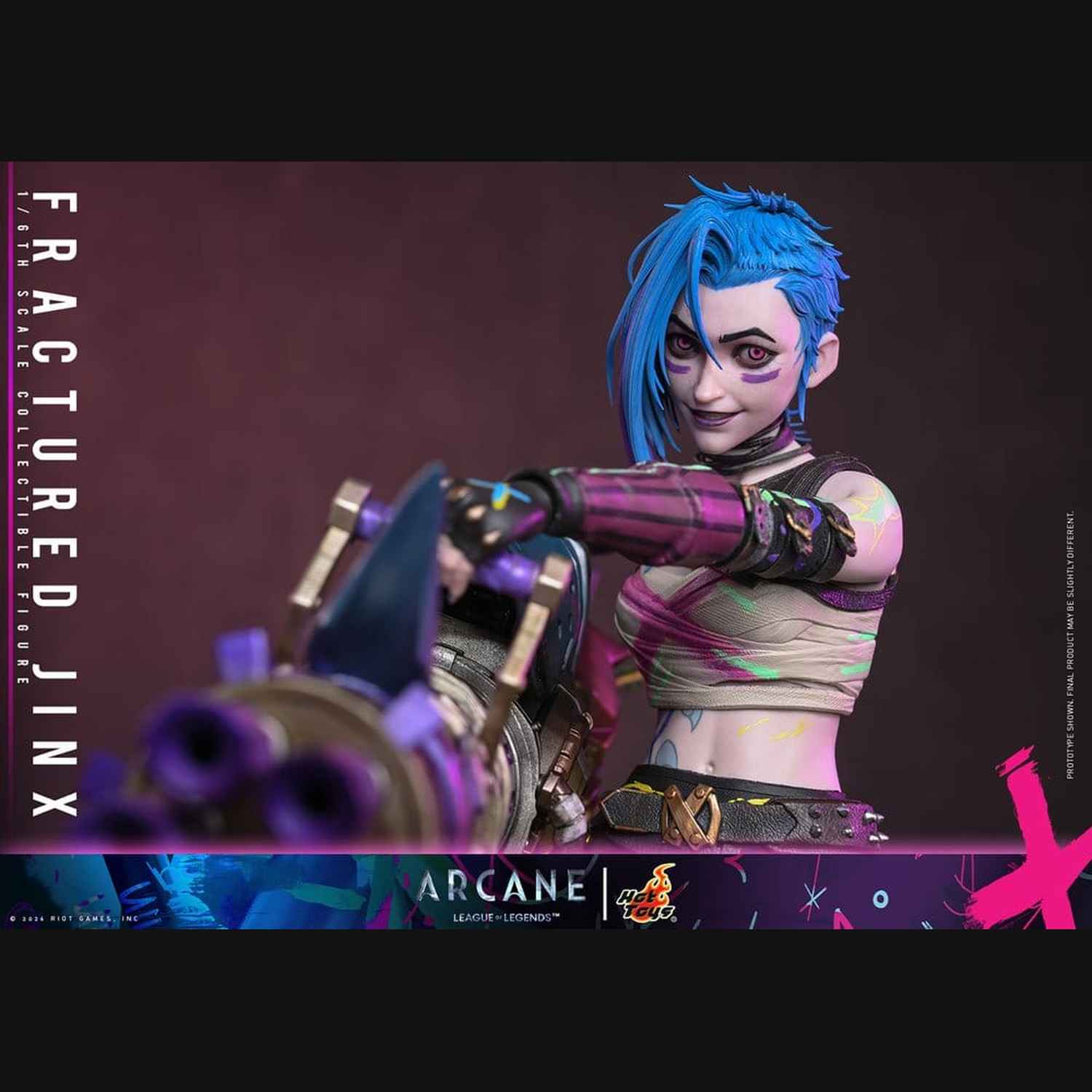 Hot Toys Arcane - Fractured Jinx Masterpiece 1/6 Actionfigur
