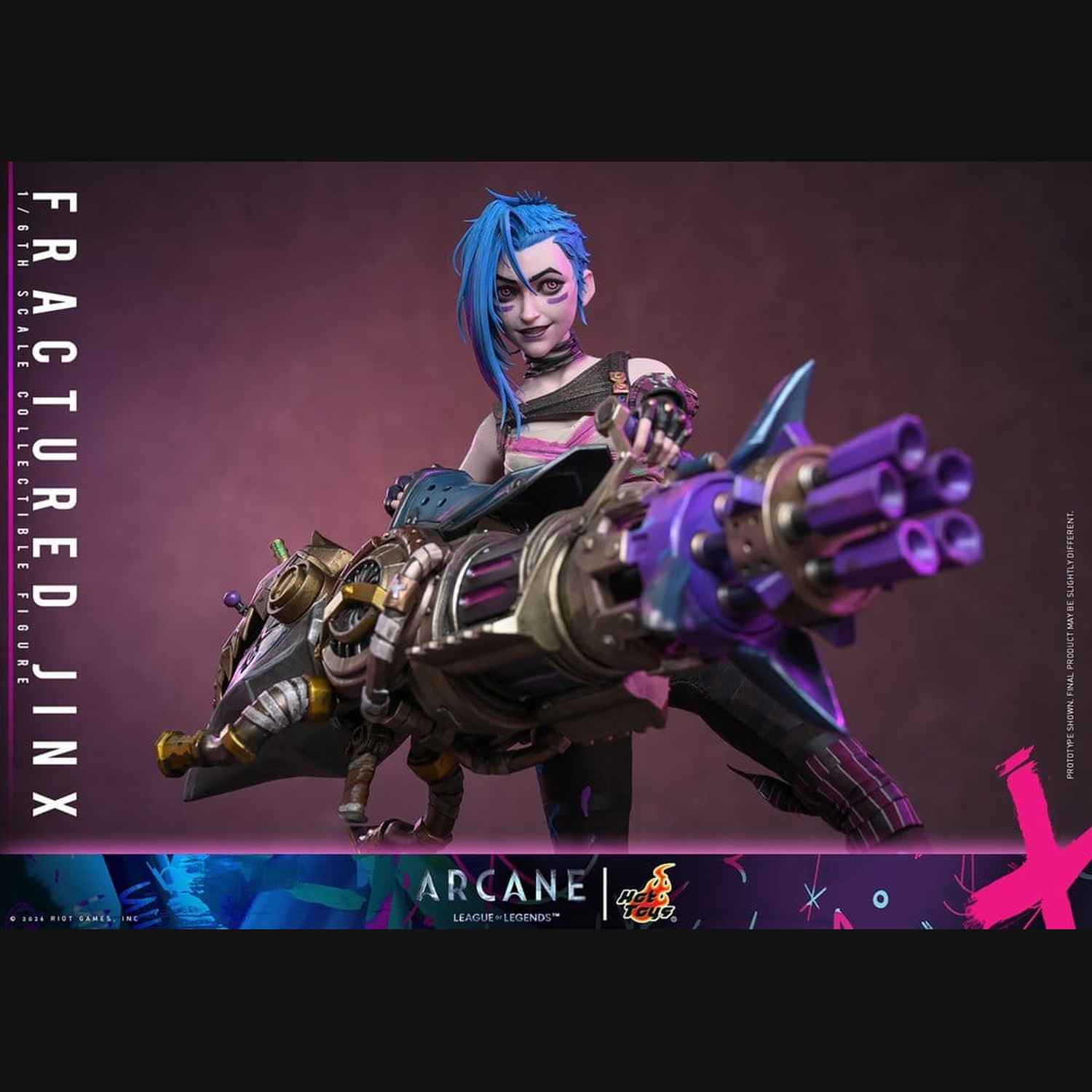 Hot Toys Arcane - Fractured Jinx Masterpiece 1/6 Actionfigur