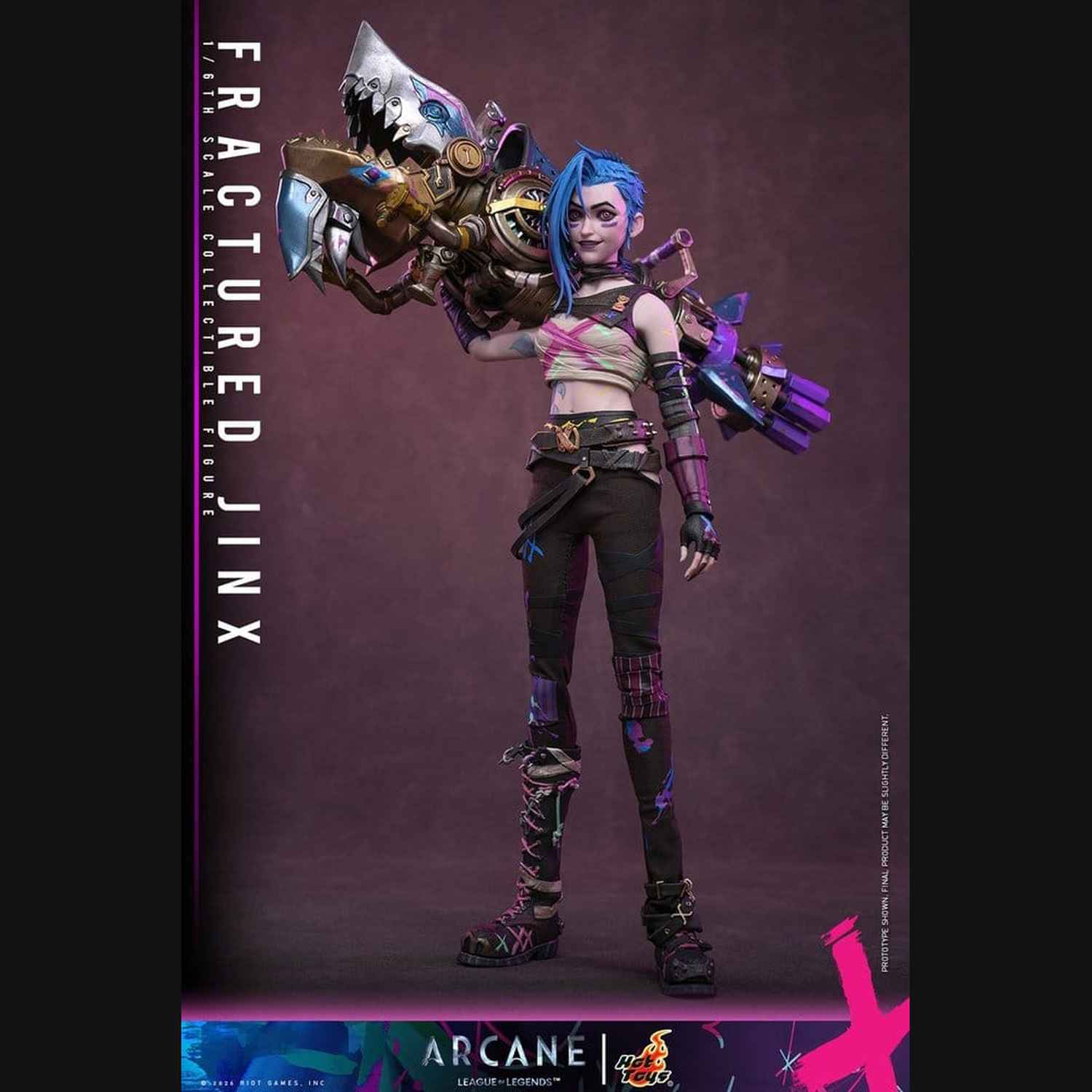Hot Toys Arcane - Fractured Jinx Masterpiece 1/6 Actionfigur