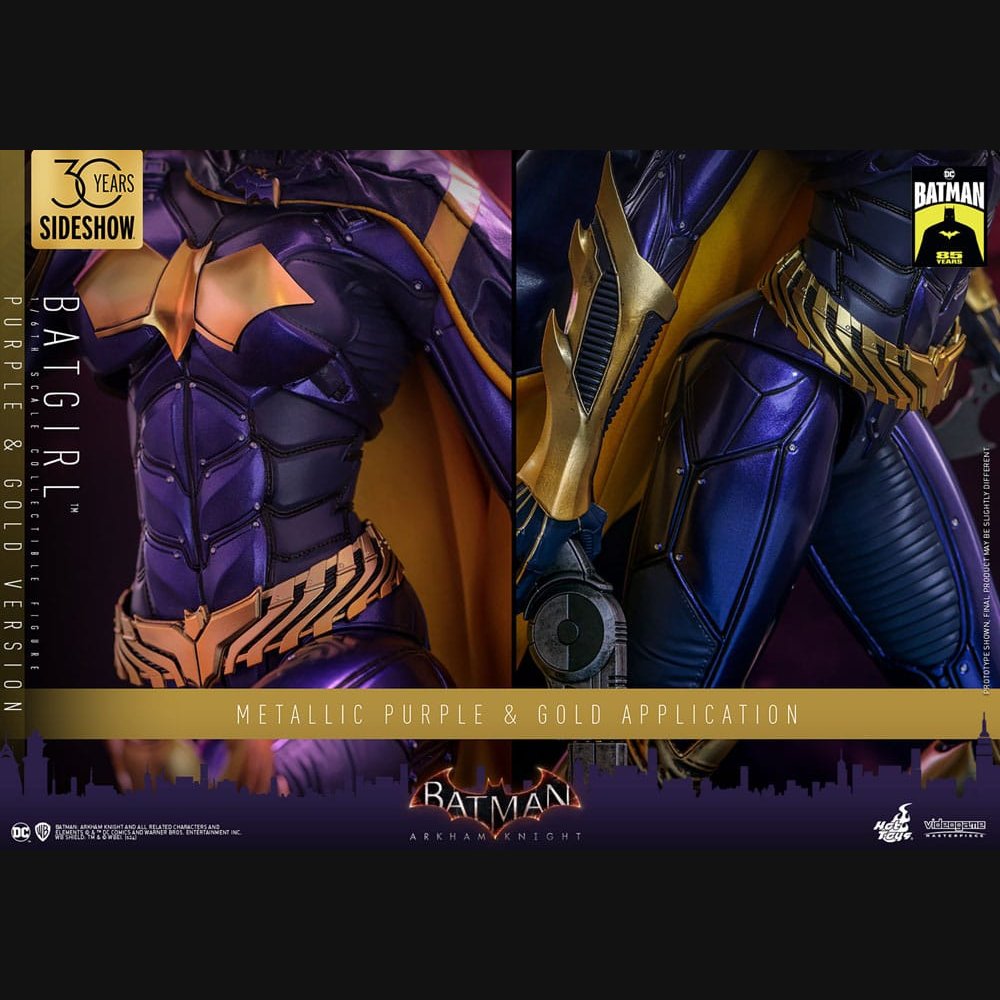 Hot Toys DC: Batman Arkham Knight - Batgirl (Violett & Gold) Masterpiece 1/6 Actionfigur