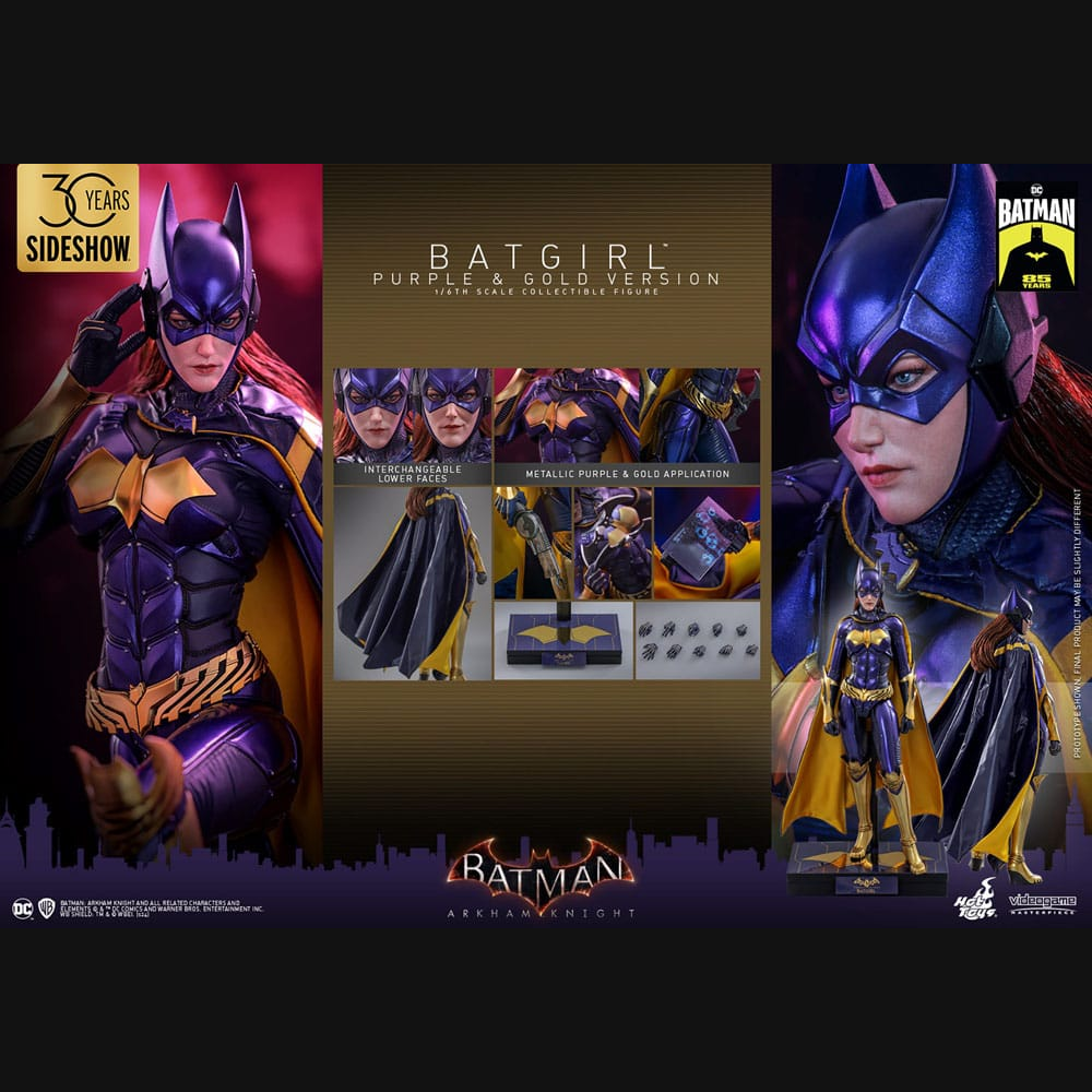 Hot Toys DC: Batman Arkham Knight - Batgirl (Violett & Gold) Masterpiece 1/6 Actionfigur