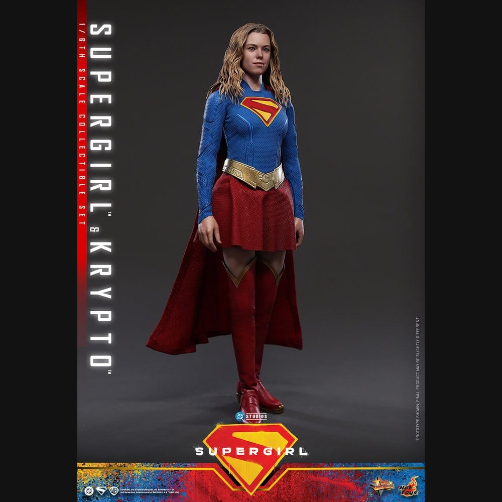 Hot Toys DC: Supergirl - Supergirl & Krypto Masterpiece 1/6 Actionfiguren Set