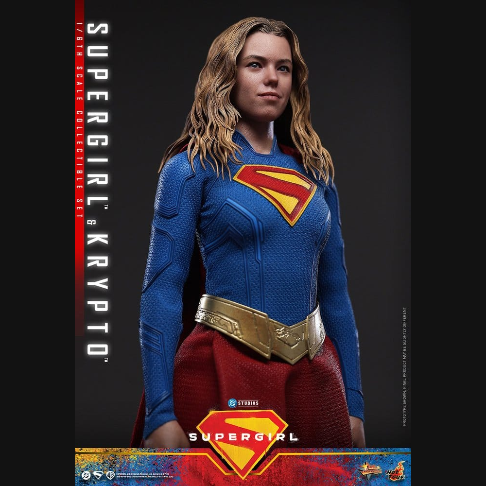 Hot Toys DC: Supergirl - Supergirl & Krypto Masterpiece 1/6 Actionfiguren Set