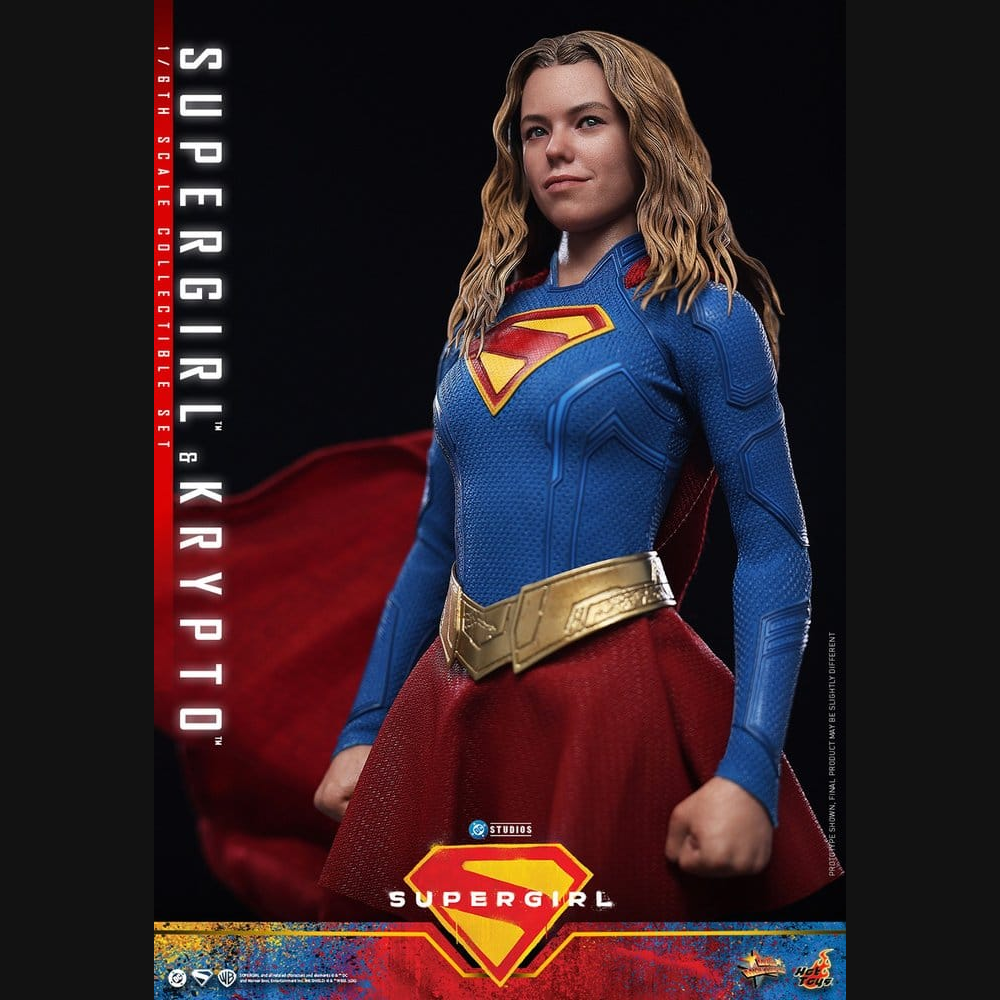 Hot Toys DC: Supergirl - Supergirl & Krypto Masterpiece 1/6 Actionfiguren Set