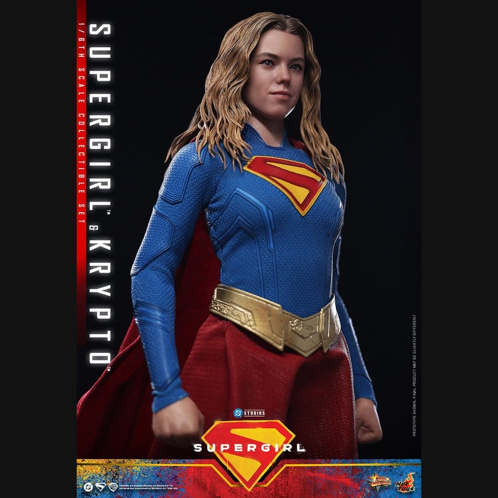 Hot Toys DC: Supergirl - Supergirl & Krypto Masterpiece 1/6 Actionfiguren Set