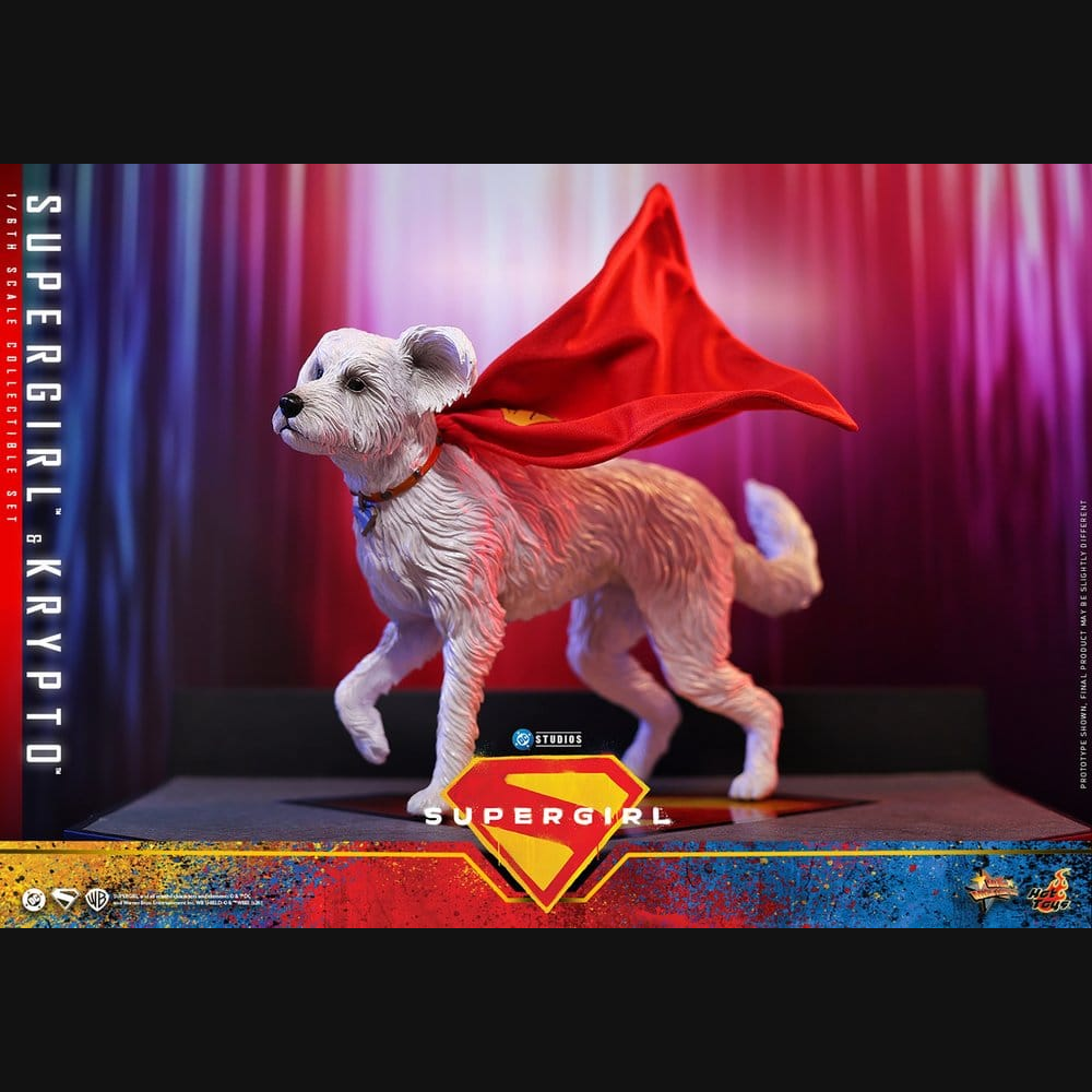 Hot Toys DC: Supergirl - Supergirl & Krypto Masterpiece 1/6 Actionfiguren Set