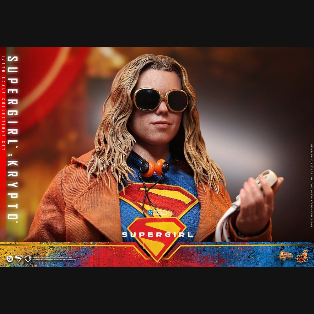 Hot Toys DC: Supergirl - Supergirl & Krypto Masterpiece 1/6 Actionfiguren Set