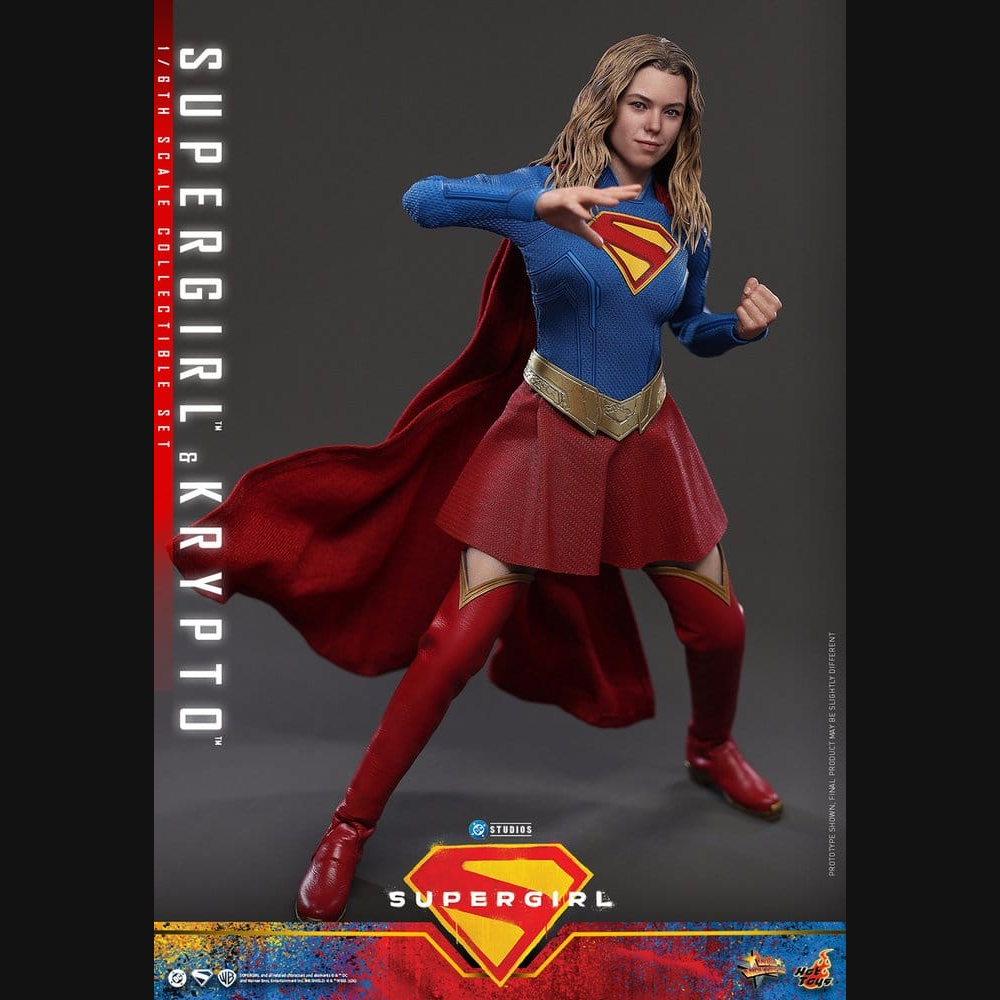Hot Toys DC: Supergirl - Supergirl & Krypto Masterpiece 1/6 Actionfiguren Set