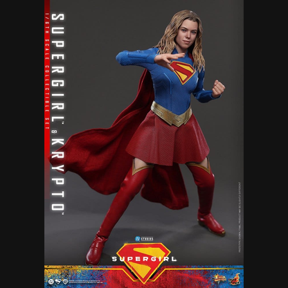 Hot Toys DC: Supergirl - Supergirl & Krypto Masterpiece 1/6 Actionfiguren Set