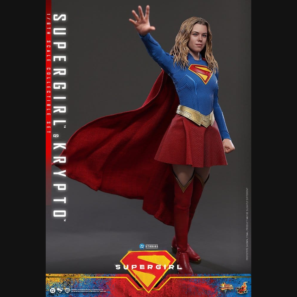 Hot Toys DC: Supergirl - Supergirl & Krypto Masterpiece 1/6 Actionfiguren Set