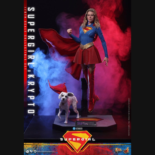 Hot Toys DC: Supergirl - Supergirl & Krypto Masterpiece 1/6 Actionfiguren Set