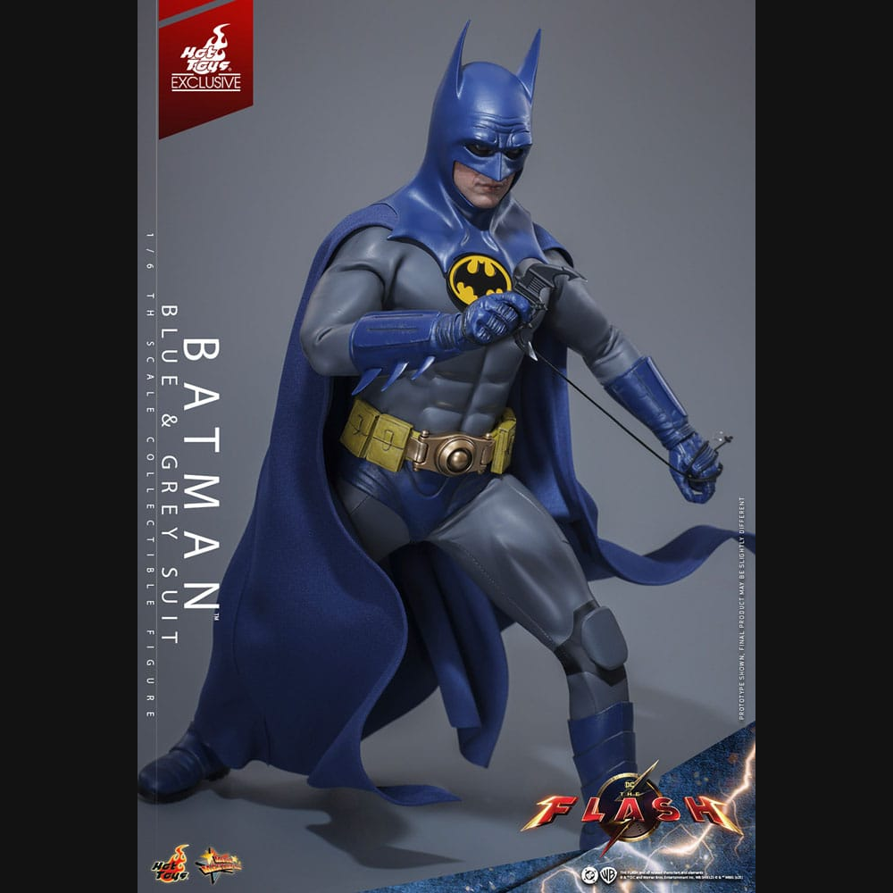 Hot Toys DC: The Flash - Batman (Blau-grauer Anzug) Masterpiece 1/6 Actionfigur