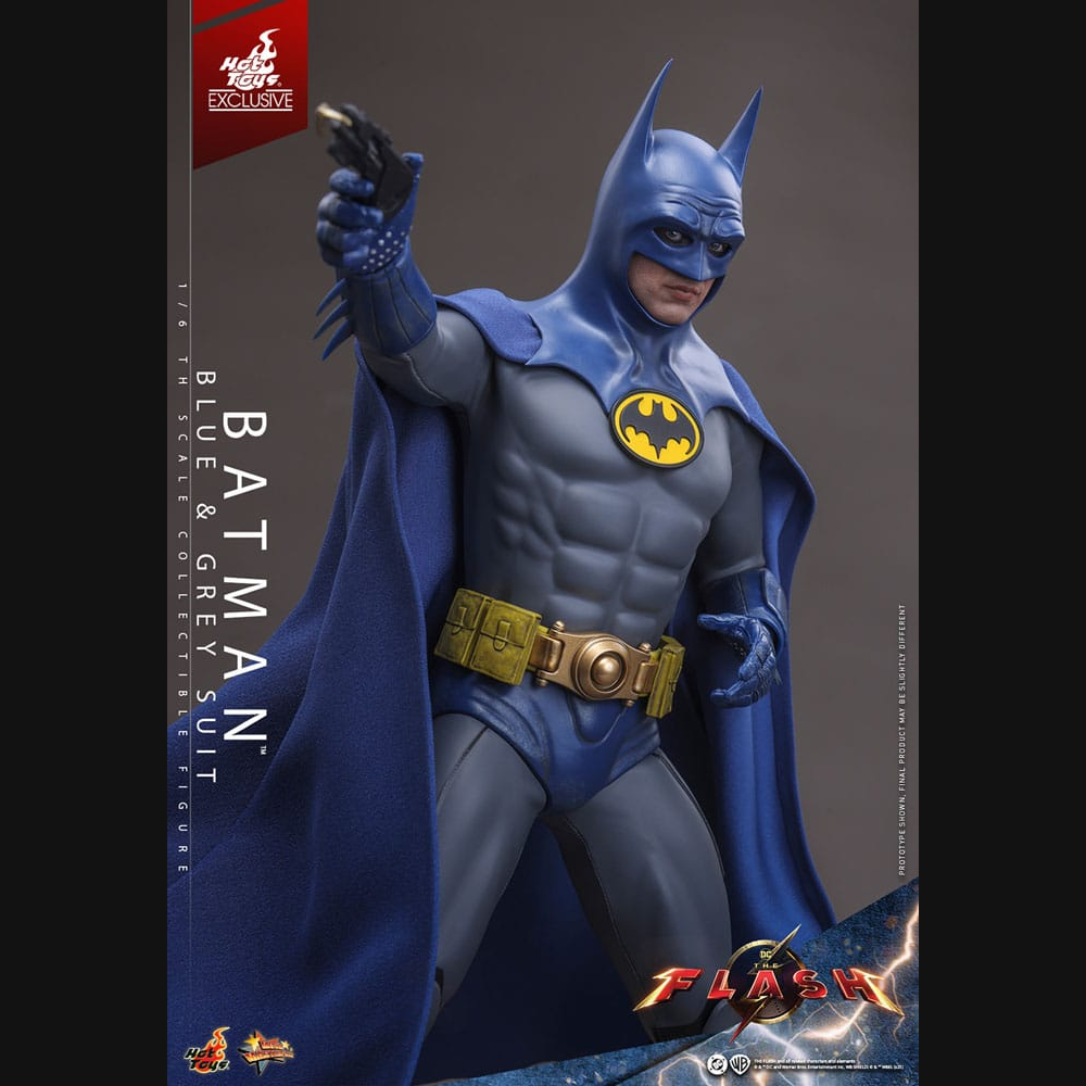 Hot Toys DC: The Flash - Batman (Blau-grauer Anzug) Masterpiece 1/6 Actionfigur