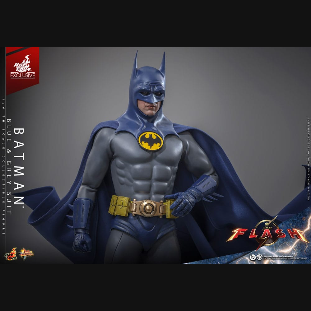 Hot Toys DC: The Flash - Batman (Blau-grauer Anzug) Masterpiece 1/6 Actionfigur