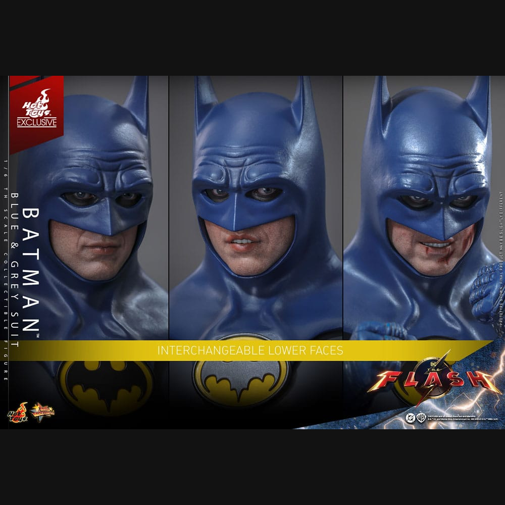 Hot Toys DC: The Flash - Batman (Blau-grauer Anzug) Masterpiece 1/6 Actionfigur
