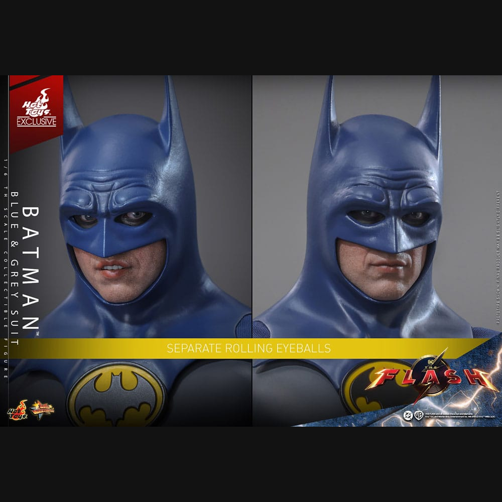 Hot Toys DC: The Flash - Batman (Blau-grauer Anzug) Masterpiece 1/6 Actionfigur