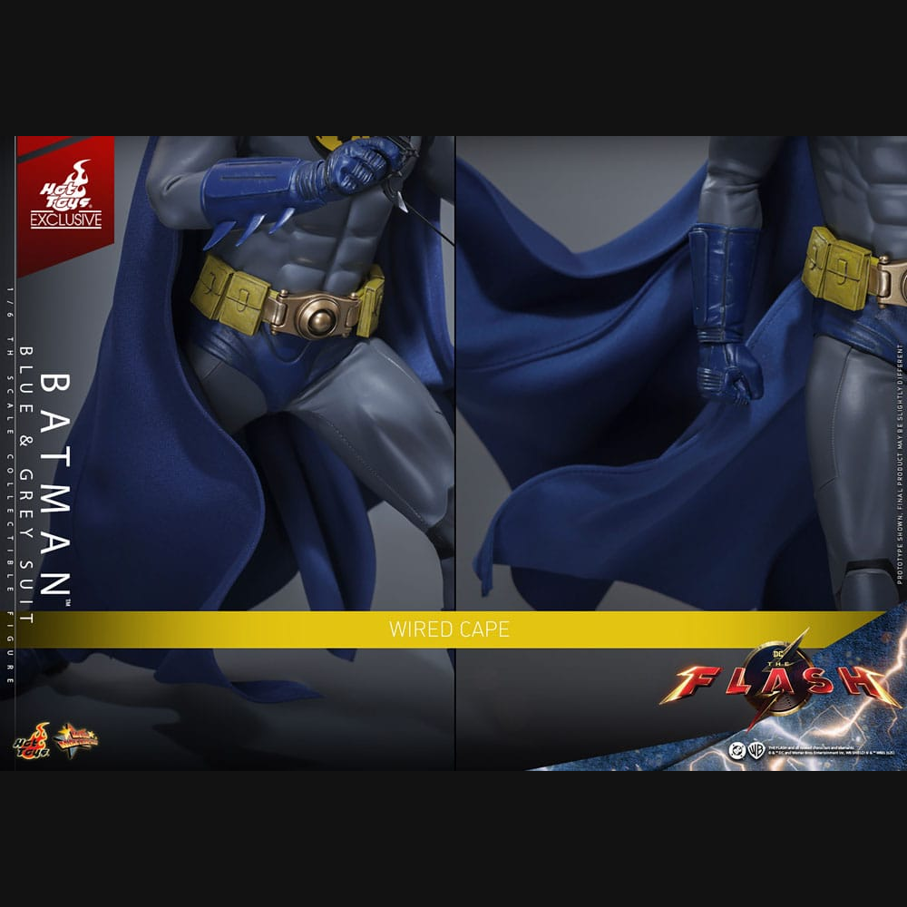 Hot Toys DC: The Flash - Batman (Blau-grauer Anzug) Masterpiece 1/6 Actionfigur
