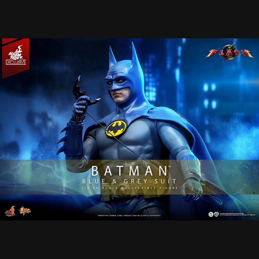 Hot Toys DC: The Flash - Batman (Blau-grauer Anzug) Masterpiece 1/6 Actionfigur