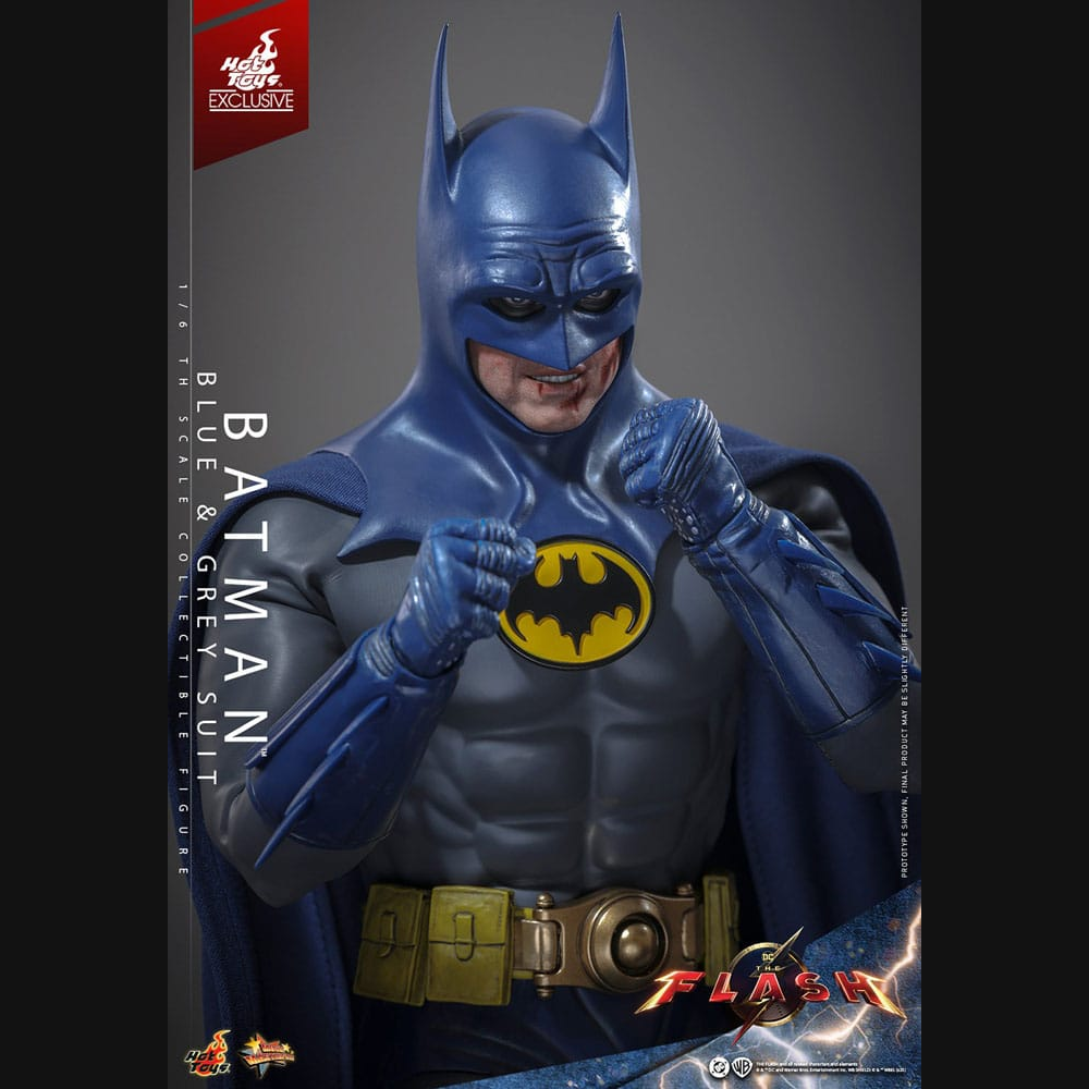 Hot Toys DC: The Flash - Batman (Blau-grauer Anzug) Masterpiece 1/6 Actionfigur