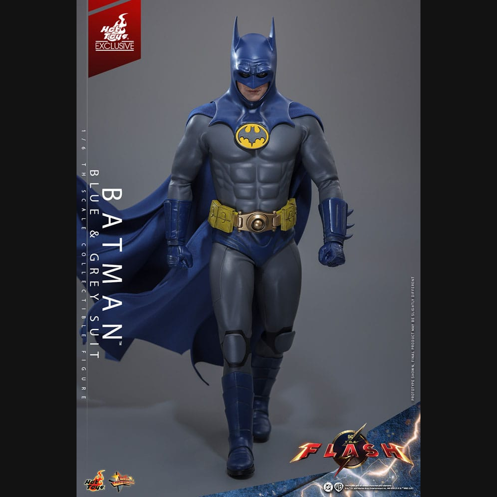 Hot Toys DC: The Flash - Batman (Blau-grauer Anzug) Masterpiece 1/6 Actionfigur