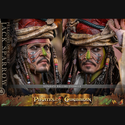 Hot Toys Fluch der Karibik 2 - Jack Sparrow Häuptling von Pelegostos DX 1/6 Actionfigur
