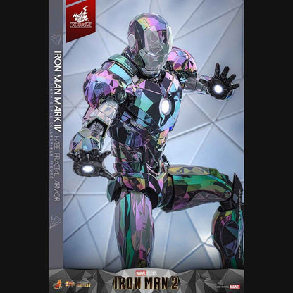 Hot Toys Iron Man 2 - Iron Man Mark IV (Haze Fractal Armor) Masterpiece 1/6 Actionfigur