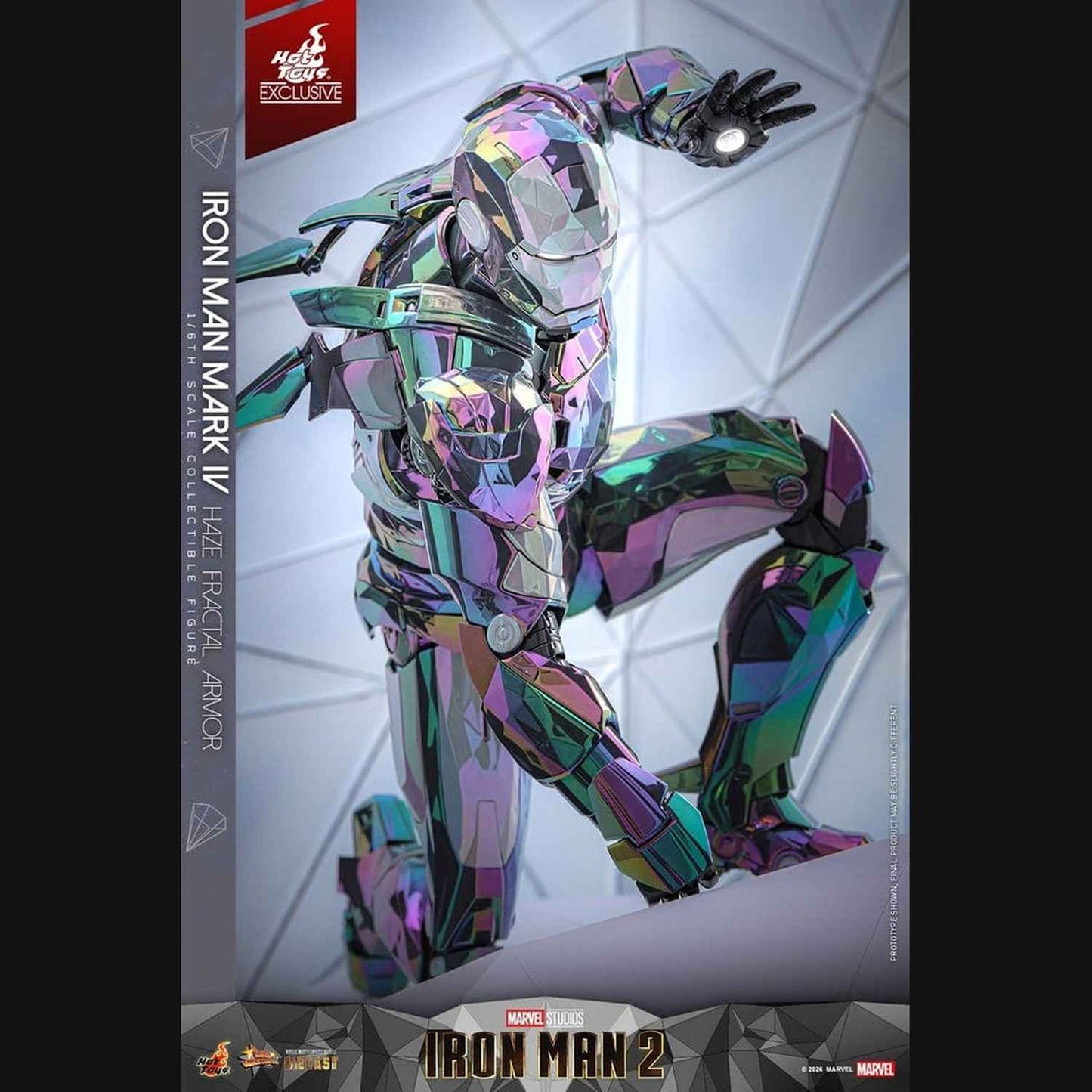Hot Toys Iron Man 2 - Iron Man Mark IV (Haze Fractal Armor) Masterpiece 1/6 Actionfigur