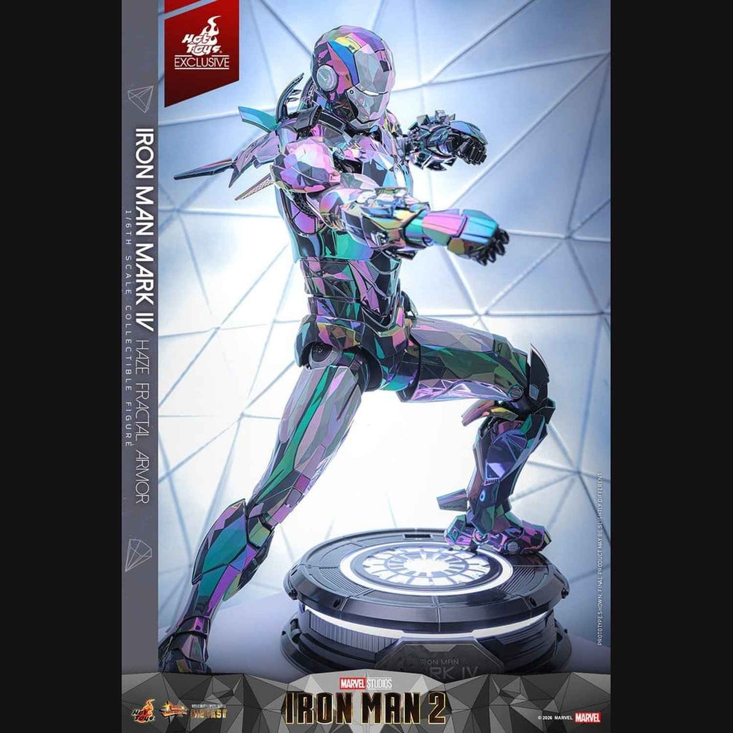 Hot Toys Iron Man 2 - Iron Man Mark IV (Haze Fractal Armor) Masterpiece 1/6 Actionfigur