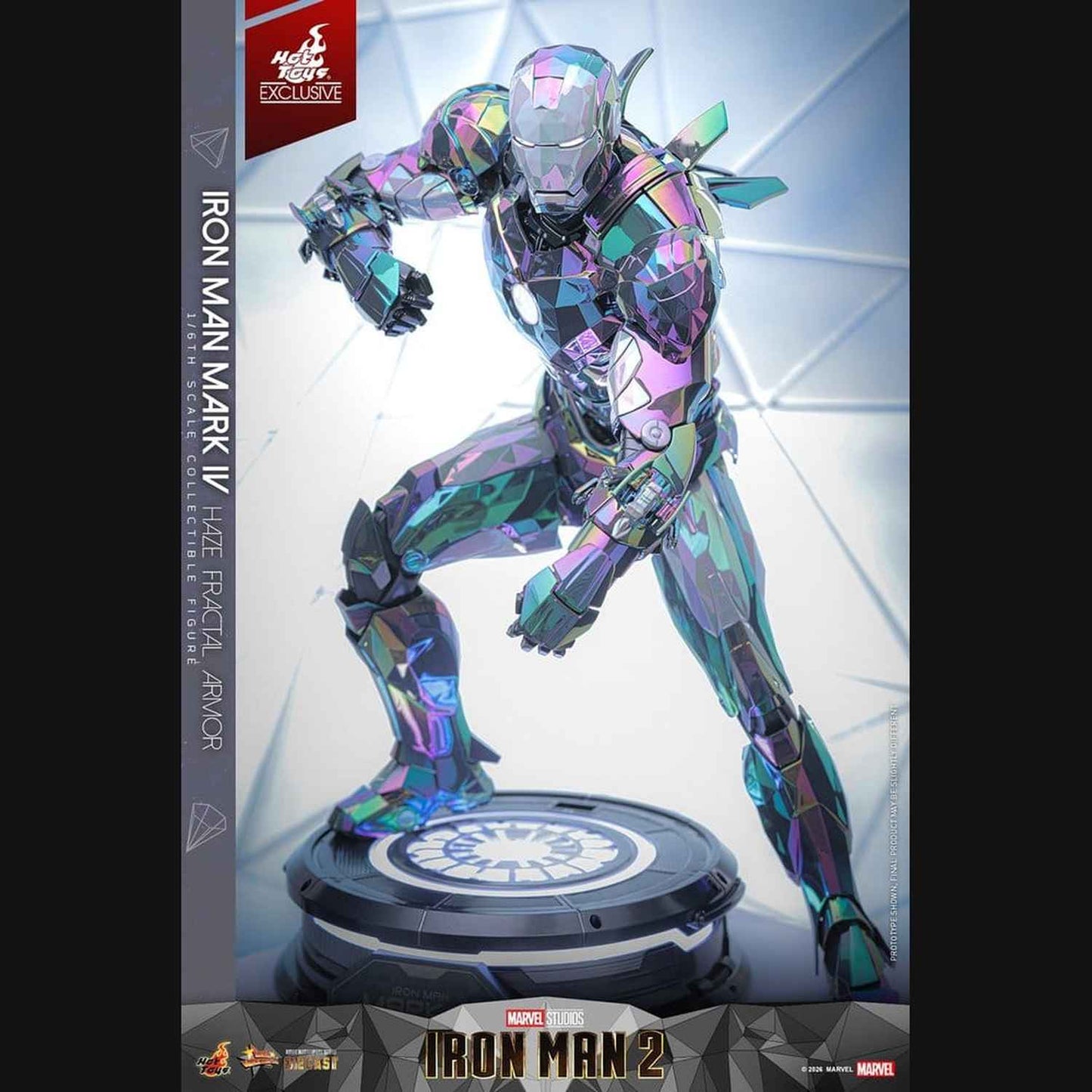 Hot Toys Iron Man 2 - Iron Man Mark IV (Haze Fractal Armor) Masterpiece 1/6 Actionfigur