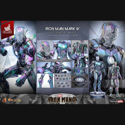 Hot Toys Iron Man 2 - Iron Man Mark IV (Haze Fractal Armor) Masterpiece 1/6 Actionfigur