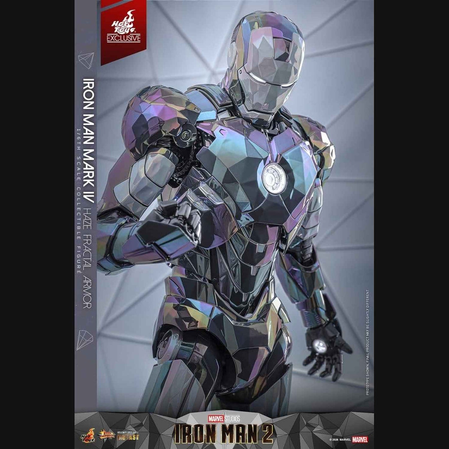 Hot Toys Iron Man 2 - Iron Man Mark IV (Haze Fractal Armor) Masterpiece 1/6 Actionfigur