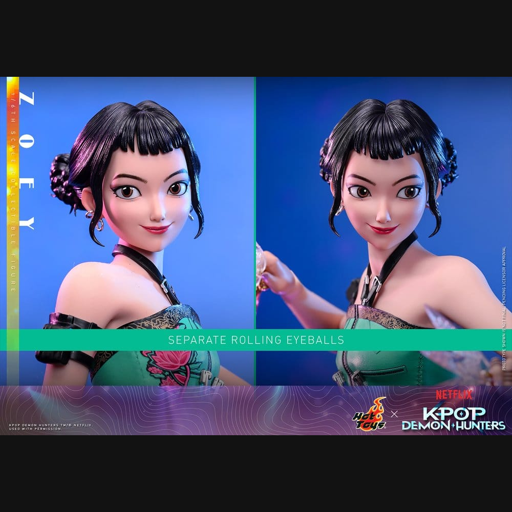 Hot Toys KPop Demon Hunters - Zoey 1/6 Actionfigur