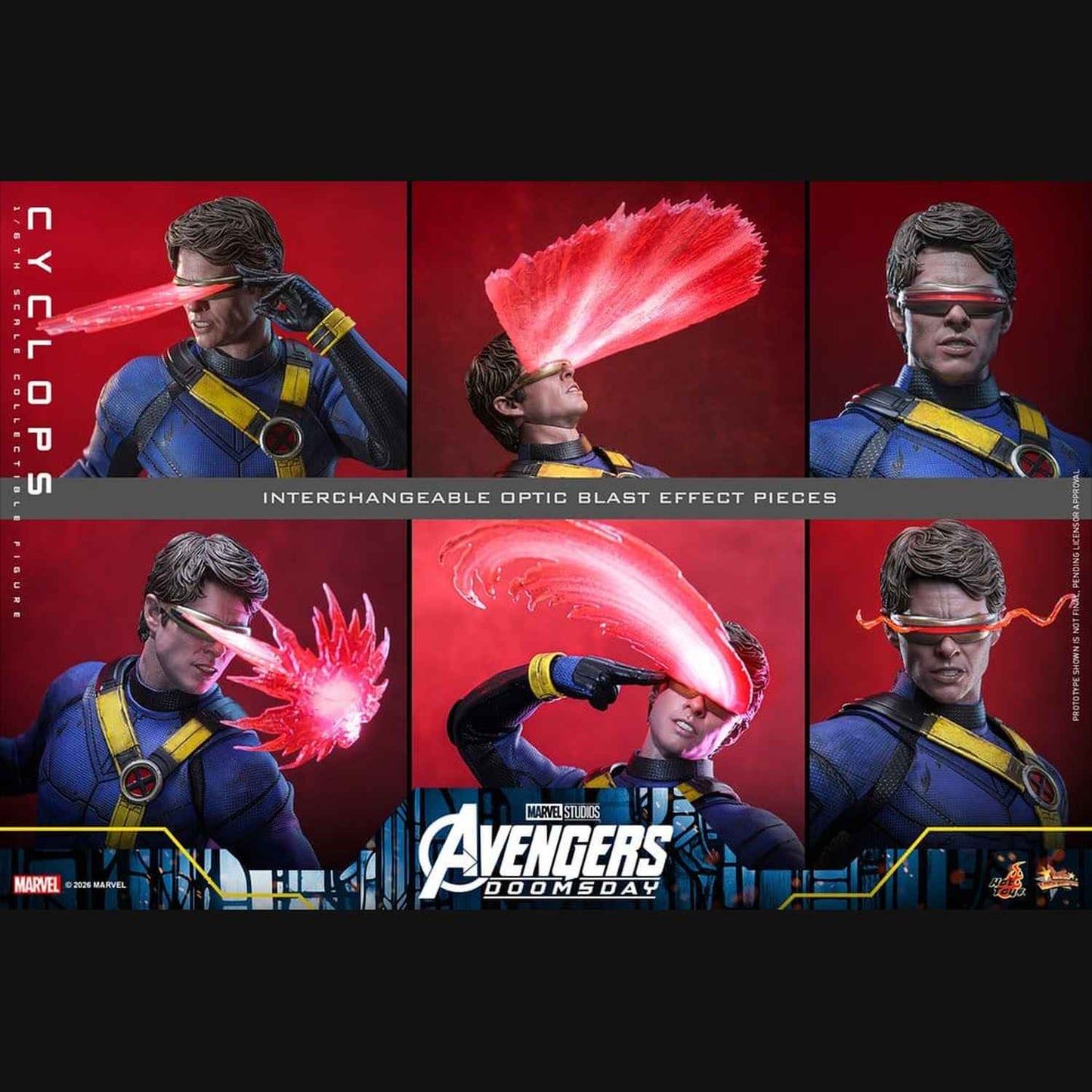 Hot Toys Marvel: Avengers Doomsday - Cyclops Masterpiece 1/6 Actionfigur