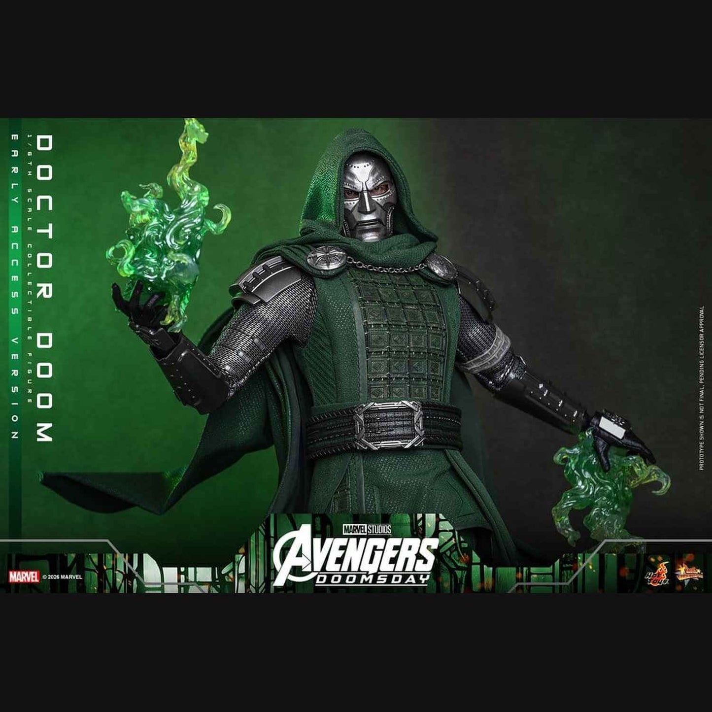 Hot Toys Marvel: Avengers Doomsday - Doctor Doom Masterpiece 1/6 Actionfigur