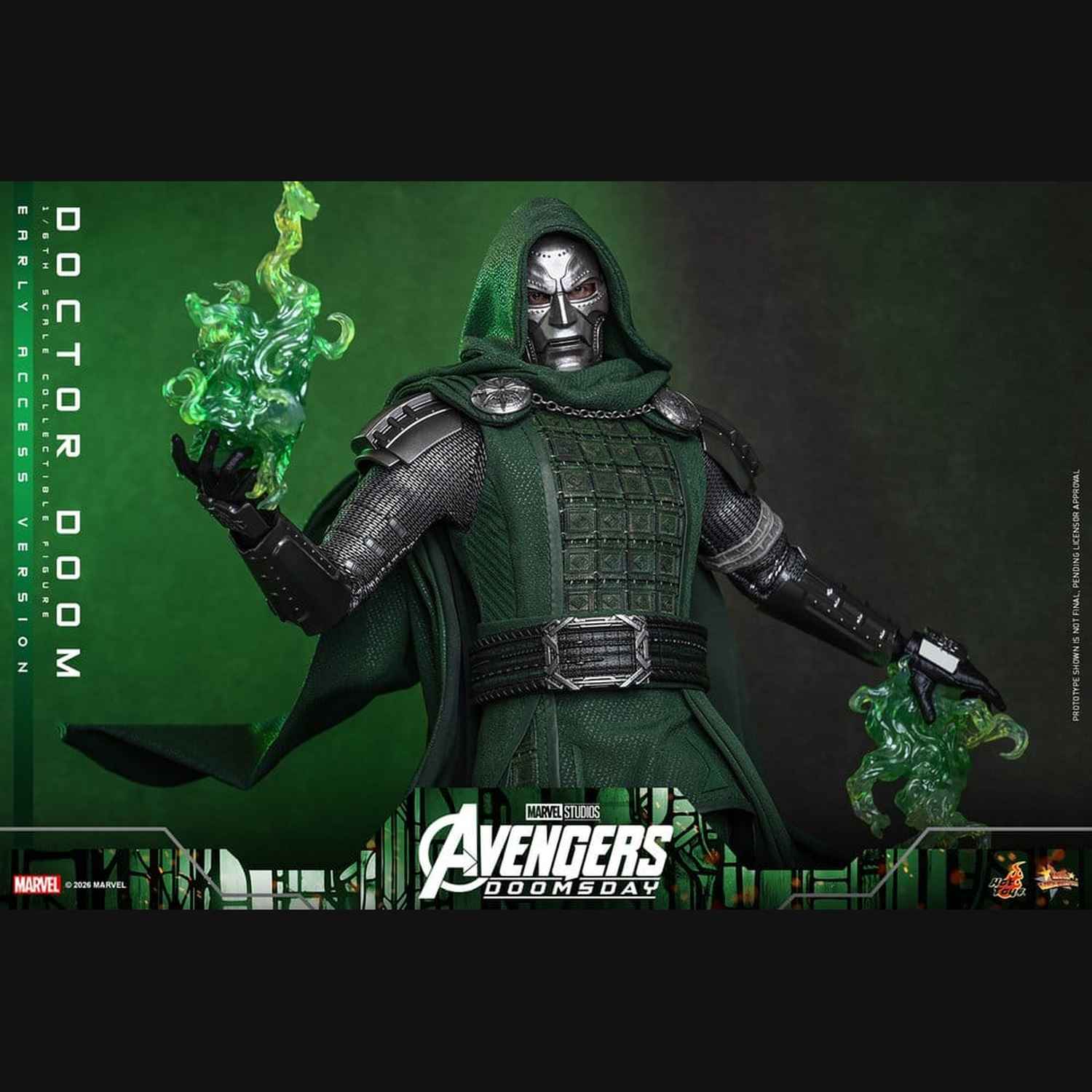 Hot Toys Marvel: Avengers Doomsday - Doctor Doom Masterpiece 1/6 Actionfigur
